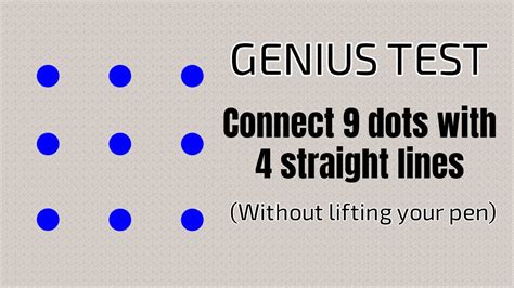 connect dots using 4 lines